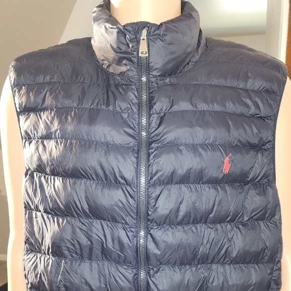Polo by Ralph Lauren Blue Puffer Vest Quilted Design - Picture 9 of 10